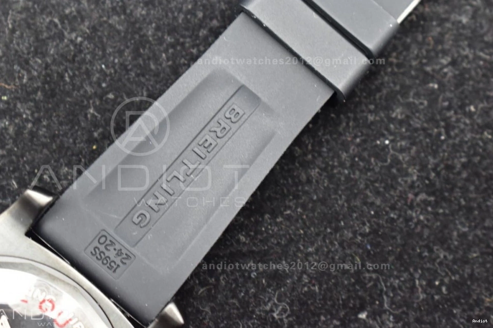 A Black Dial Black 1171 1:1 Superocean Black Best On Edition TF Automatic Strap 44 Rubber Bezel BestValue 0713